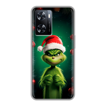 Силиконовый чехол на OnePlus Nord N20 SE с принтом Гринч Новый год Рождество