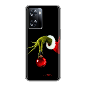 Силиконовый чехол на OnePlus Nord N20 SE с принтом Новый год Гринч