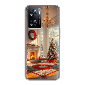 Силиконовый чехол на OnePlus Nord N20 SE с принтом Новый год