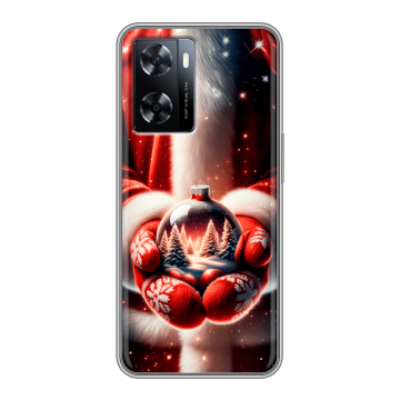 Силиконовый чехол на OnePlus Nord N20 SE с принтом Новый год