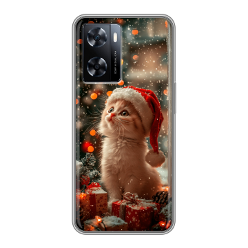 Силиконовый чехол на OnePlus Nord N20 SE с принтом Новый год