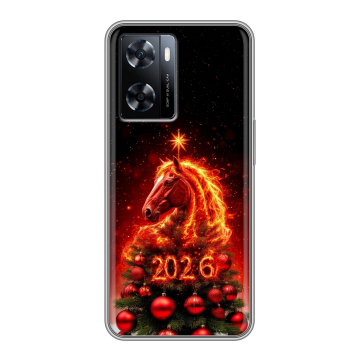 Силиконовый чехол на OnePlus Nord N20 SE с принтом Новый год