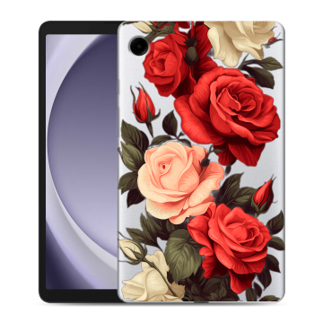 Силиконовый чехол на Samsung Galaxy Tab A9 с принтом Розы