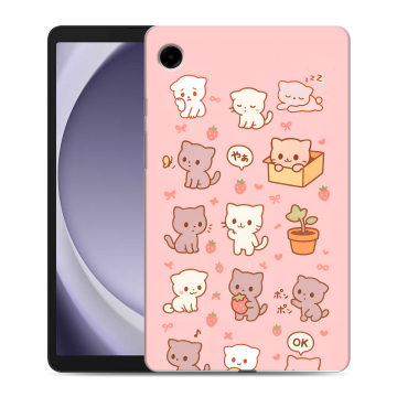 Силиконовый чехол на Samsung Galaxy Tab A9 с принтом Hello Kitty Хелоу Кити