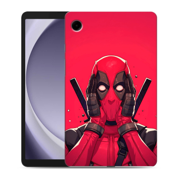 Силиконовый чехол на Samsung Galaxy Tab A9 с принтом Дедпул Deadpool