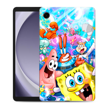 Силиконовый чехол на Samsung Galaxy Tab A9 с принтом спанчбоб спанч боб Силиконовый чехол на Samsung Galaxy Tab A9 с принтом спанчбоб спанч боб