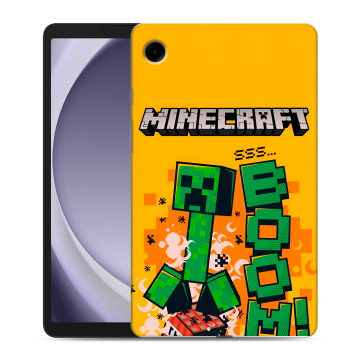 Силиконовый чехол на Samsung Galaxy Tab A9 с принтом Майнкрафт Minecraft