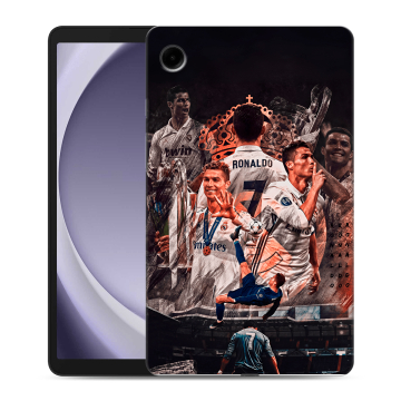 Силиконовый чехол на Samsung Galaxy Tab A9 с принтом Реал Роналдо Real Ronaldo