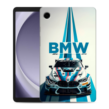 Силиконовый чехол на Samsung Galaxy Tab A9 с принтом БМВ BMW