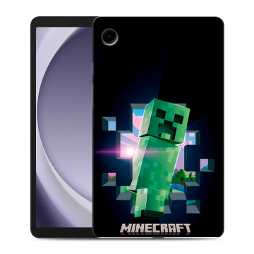 Силиконовый чехол на Samsung Galaxy Tab A9 с принтом Майнкрафт Minecraft