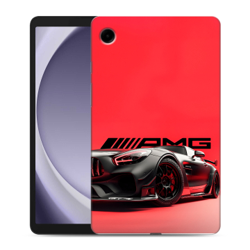 Силиконовый чехол на Samsung Galaxy Tab A9 с принтом Мерседес Mercedes AMG