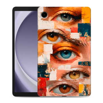 Силиконовый чехол на Samsung Galaxy Tab A9 с принтом Модный принт