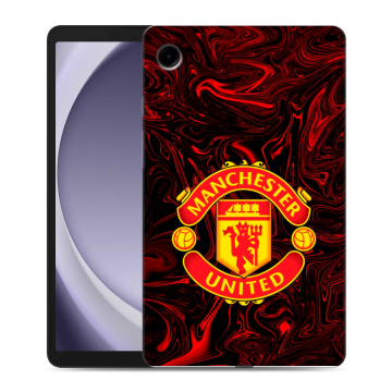 Силиконовый чехол на Samsung Galaxy Tab A9 с принтом Manchester United