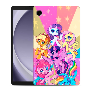 Силиконовый чехол на Samsung Galaxy Tab A9 с принтом My little pony Дружба чудо Силиконовый чехол на Samsung Galaxy Tab A9 с принтом My little pony Дружба чудо