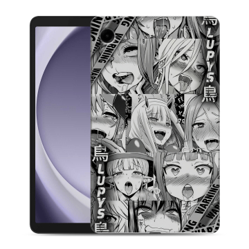 Силиконовый чехол на Samsung Galaxy Tab A9 с принтом Ahegao Ахегао Аниме