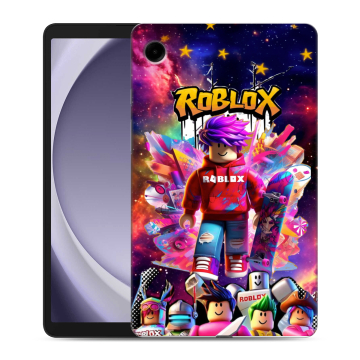 Силиконовый чехол на Samsung Galaxy Tab A9 с принтом Roblox Роблокс