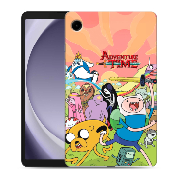 Силиконовый чехол на Samsung Galaxy Tab A9 с принтом Adventure time Время приключений