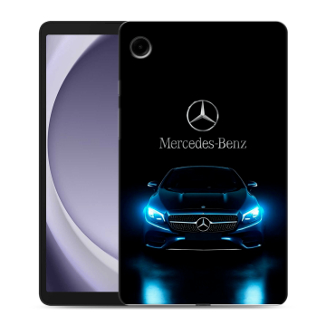 Силиконовый чехол на Samsung Galaxy Tab A9 с принтом Mercedes Мерседес