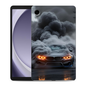 Силиконовый чехол на Samsung Galaxy Tab A9 с принтом BMW БМВ