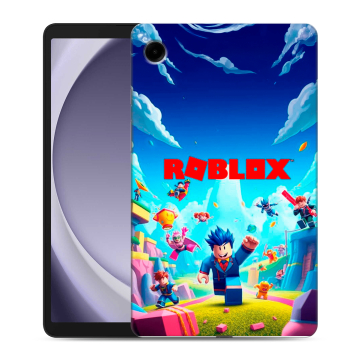 Силиконовый чехол на Samsung Galaxy Tab A9 с принтом Roblox Роблокс