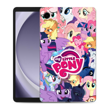 Силиконовый чехол на Samsung Galaxy Tab A9 с принтом My little pony Дружба чудо