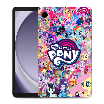 Силиконовый чехол на Samsung Galaxy Tab A9 с принтом My little pony Дружба чудо Силиконовый чехол на Samsung Galaxy Tab A9 с принтом My little pony Дружба чудо