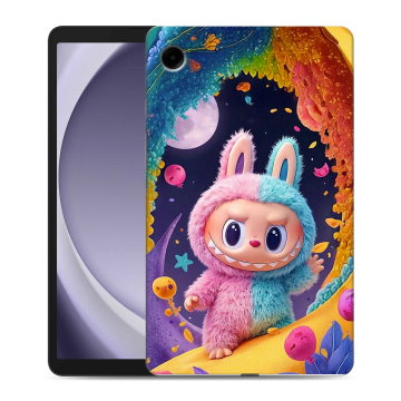 Силиконовый чехол на Samsung Galaxy Tab A9 с принтом Labubu Лабубу