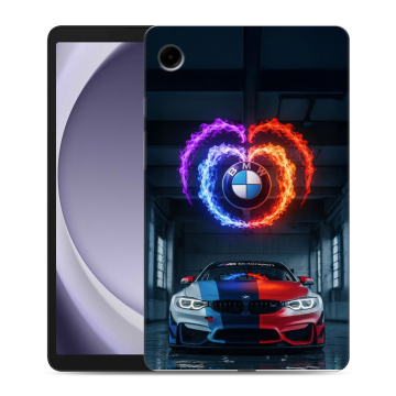Силиконовый чехол на Samsung Galaxy Tab A9 с принтом BMW БМВ