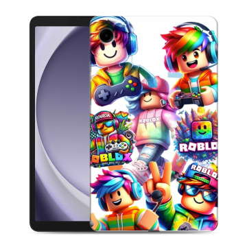 Силиконовый чехол на Samsung Galaxy Tab A9 с принтом Roblox Роблокс