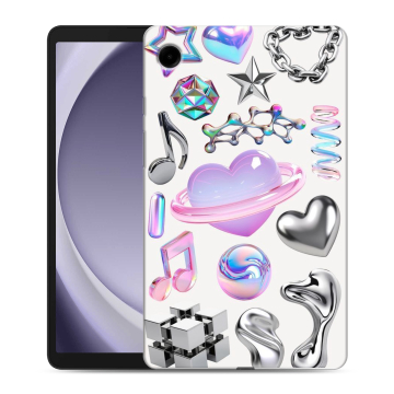 Силиконовый чехол на Samsung Galaxy Tab A9 с принтом Y2K