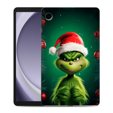 Силиконовый чехол на Samsung Galaxy Tab A9 с принтом Гринч Новый год Рождество
