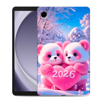 Силиконовый чехол на Samsung Galaxy Tab A9 с принтом Новый год
