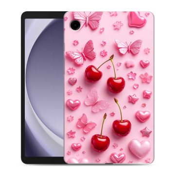 Силиконовый чехол на Samsung Galaxy Tab A9 с принтом для девочек Силиконовый чехол на Samsung Galaxy Tab A9 с принтом для девочек