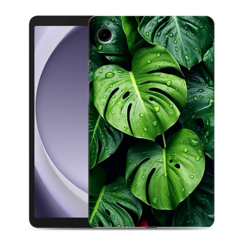 Силиконовый чехол на Samsung Galaxy Tab A9 с принтом Листья Силиконовый чехол на Samsung Galaxy Tab A9 с принтом Листья
