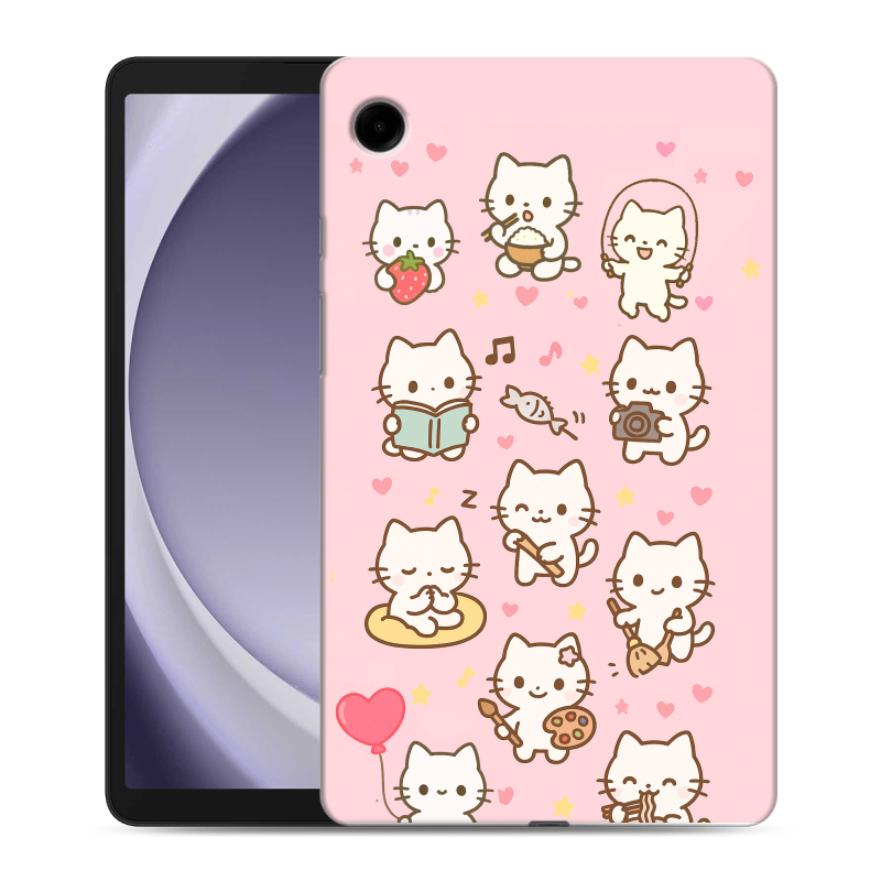 Силиконовый чехол на Samsung Galaxy Tab A9 с принтом Hello Kitty Хелоу Кити Силиконовый чехол на Samsung Galaxy Tab A9 с принтом Hello Kitty Хелоу Кити