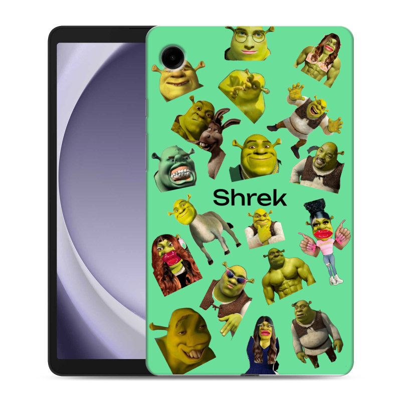 Силиконовый чехол на Samsung Galaxy Tab A9 с принтом Шрек Shrek Силиконовый чехол на Samsung Galaxy Tab A9 с принтом Шрек Shrek