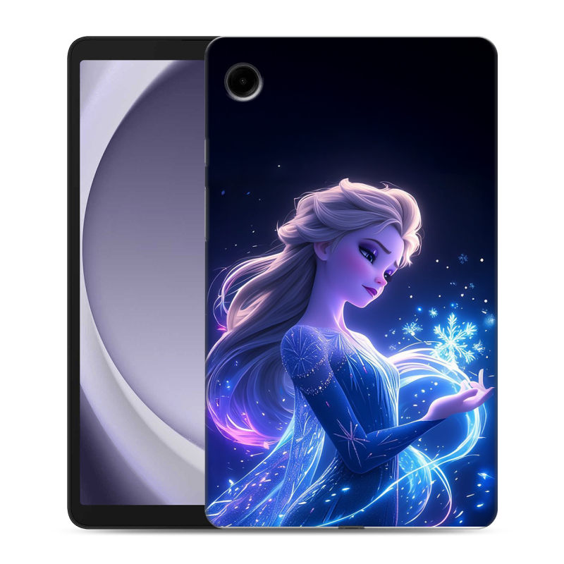 Силиконовый чехол на Samsung Galaxy Tab A9 с принтом Холодное сердце Frozen Силиконовый чехол на Samsung Galaxy Tab A9 с принтом Холодное сердце Frozen