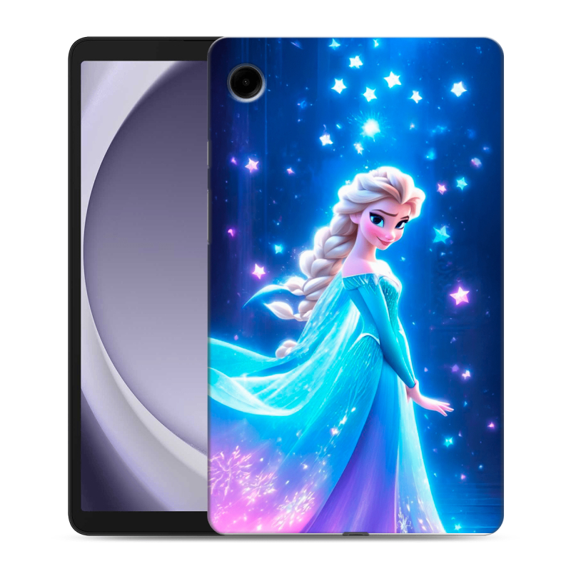 Силиконовый чехол на Samsung Galaxy Tab A9 с принтом Холодное сердце Frozen Силиконовый чехол на Samsung Galaxy Tab A9 с принтом Холодное сердце Frozen