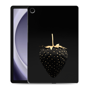 Силиконовый чехол на планшета Samsung Galaxy Tab A9 Plus с принтом Черная клубника Силиконовый чехол на планшета Samsung Galaxy Tab A9 Plus с принтом Черная клубника