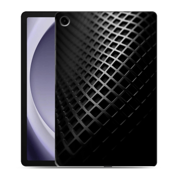Силиконовый чехол на Samsung Galaxy Tab A9 Plus с принтом Текстура металла
