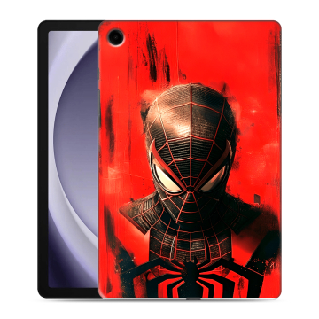 Силиконовый чехол на Samsung Galaxy Tab A9 Plus с принтом человек паук spiderman