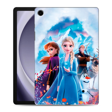 Силиконовый чехол на Samsung Galaxy Tab A9 Plus с принтом Холодное сердце Frozen