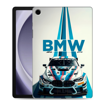 Силиконовый чехол на Samsung Galaxy Tab A9 Plus с принтом БМВ BMW
