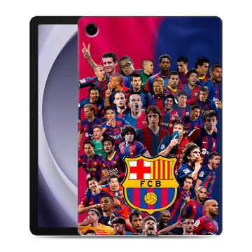 Силиконовый чехол на Samsung Galaxy Tab A9 Plus с принтом Барселона Barcelona Силиконовый чехол на Samsung Galaxy Tab A9 Plus с принтом Барселона Barcelona