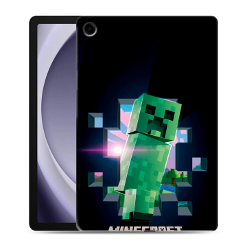 Силиконовый чехол на Samsung Galaxy Tab A9 Plus с принтом Майнкрафт Minecraft