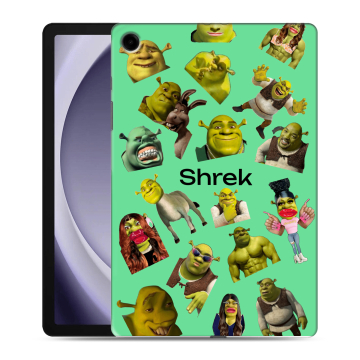 Силиконовый чехол на Samsung Galaxy Tab A9 Plus с принтом Шрек Shrek Силиконовый чехол на Samsung Galaxy Tab A9 Plus с принтом Шрек Shrek