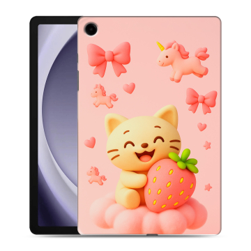 Силиконовый чехол на Samsung Galaxy Tab A9 Plus с принтом для девочек