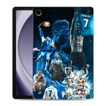 Силиконовый чехол на Samsung Galaxy Tab A9 Plus с принтом Реал Роналдо Силиконовый чехол на Samsung Galaxy Tab A9 Plus с принтом Реал Роналдо