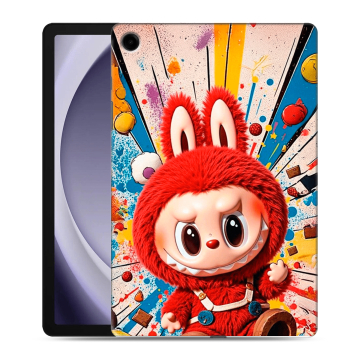 Силиконовый чехол на Samsung Galaxy Tab A9 Plus с принтом Labubu Лабубу