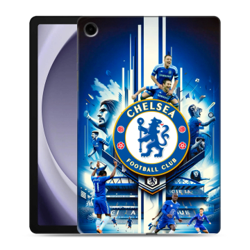 Силиконовый чехол на Samsung Galaxy Tab A9 Plus с принтом Chelsea Челси